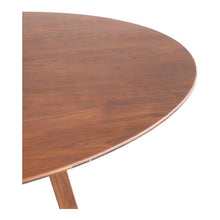 Load image into Gallery viewer, ALDO ROUND DINING TABLE WALNUT